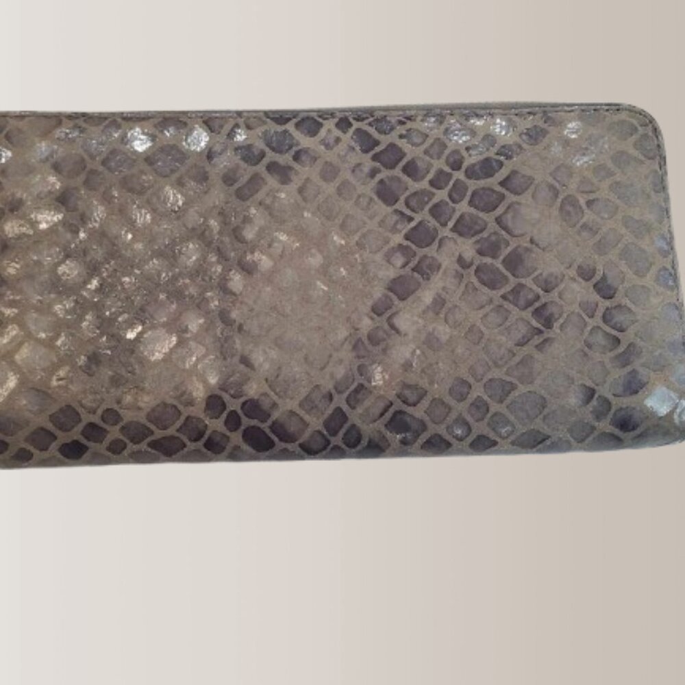 Michael Kors Python Embossed Bedford Continental … - image 2